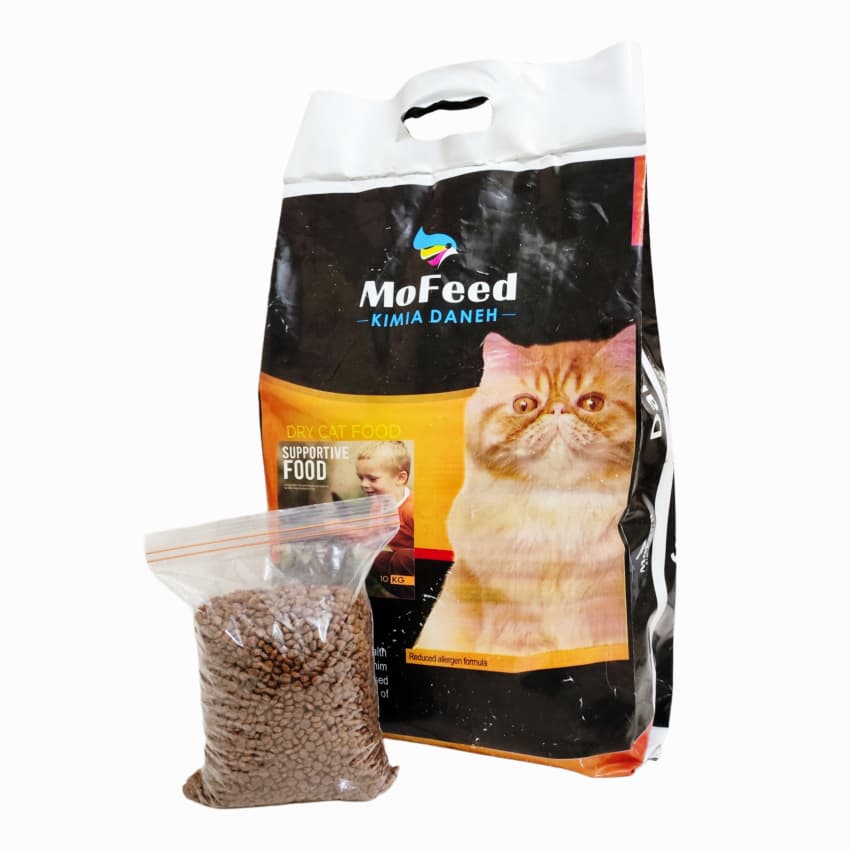 غذای خشک گربه حمایتی مفید وزن ۵۰۰ گرم (بسته‌بندی فله نیم کیلویی)