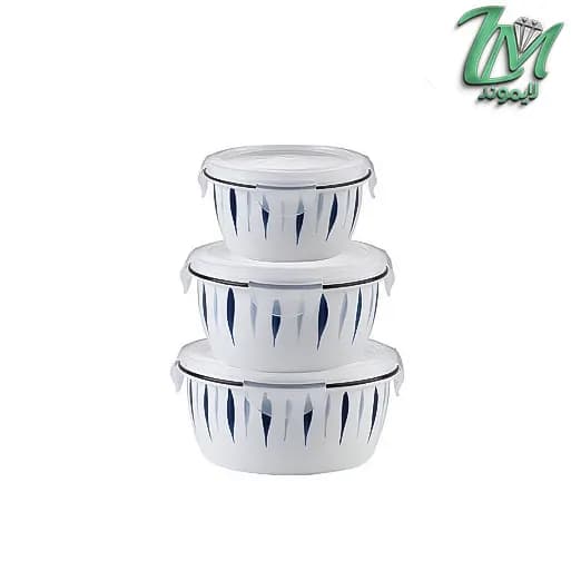 ظرف نگهدارنده غذا 3 تایی وارداتی کد KIT-55