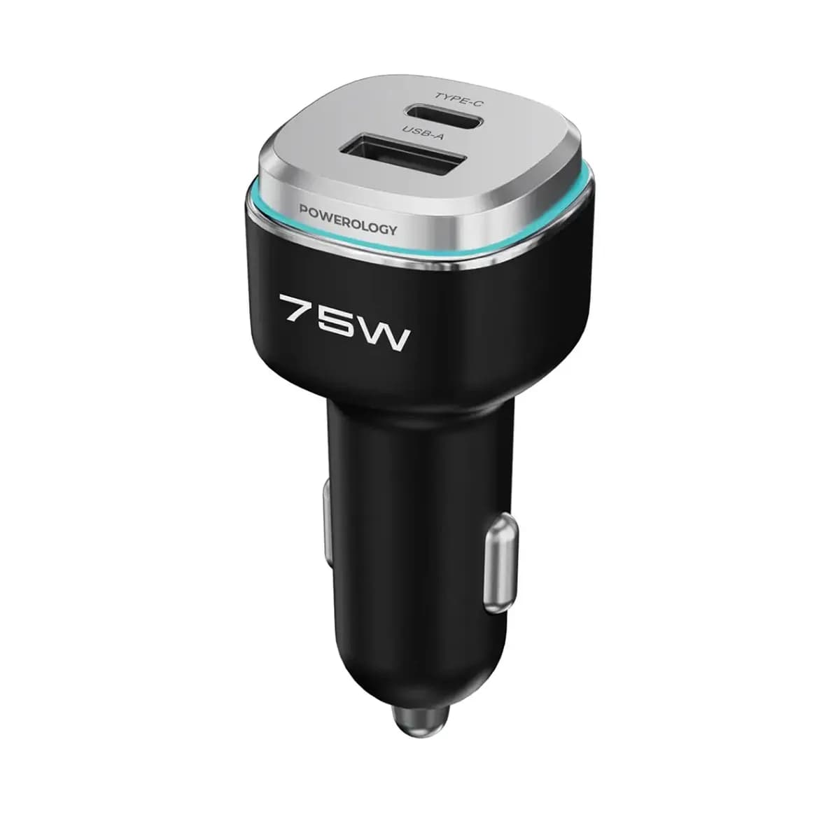 شارژر فندکی با کابل پاورولوژی 75W Dual Port High Power — تصویر ۲