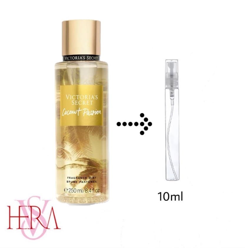 بادی میست زنانه کوکونات پشن دکانت 10 میل برند ویکتوریا سیکرت Coconut Passion Body Mist Victoria`s Secret