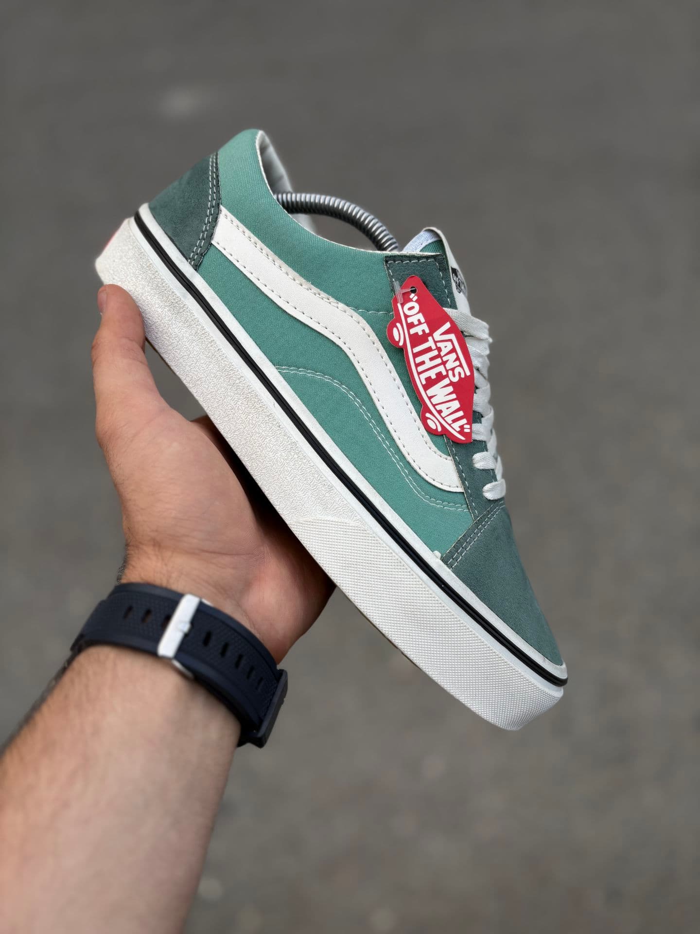 کتونی ساده ونس اولداسکول ست 37 تا 44 / سبز / کد 715 — تصویر ۸