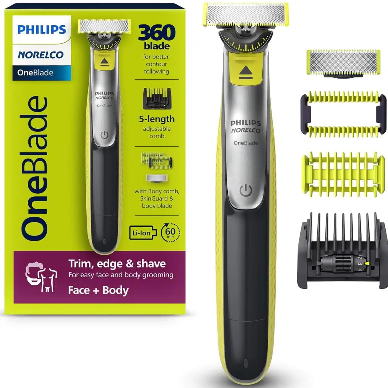 ماشین اصلاح صورت و بدن فیلیپس Philips Qp2834/60 — تصویر ۶