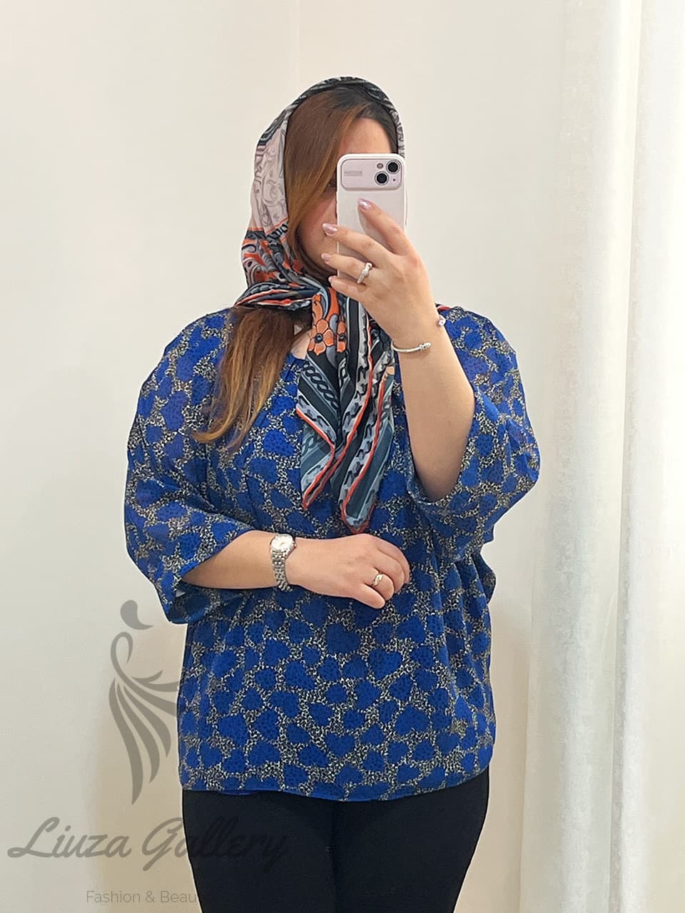 شومیز حریر بهاری