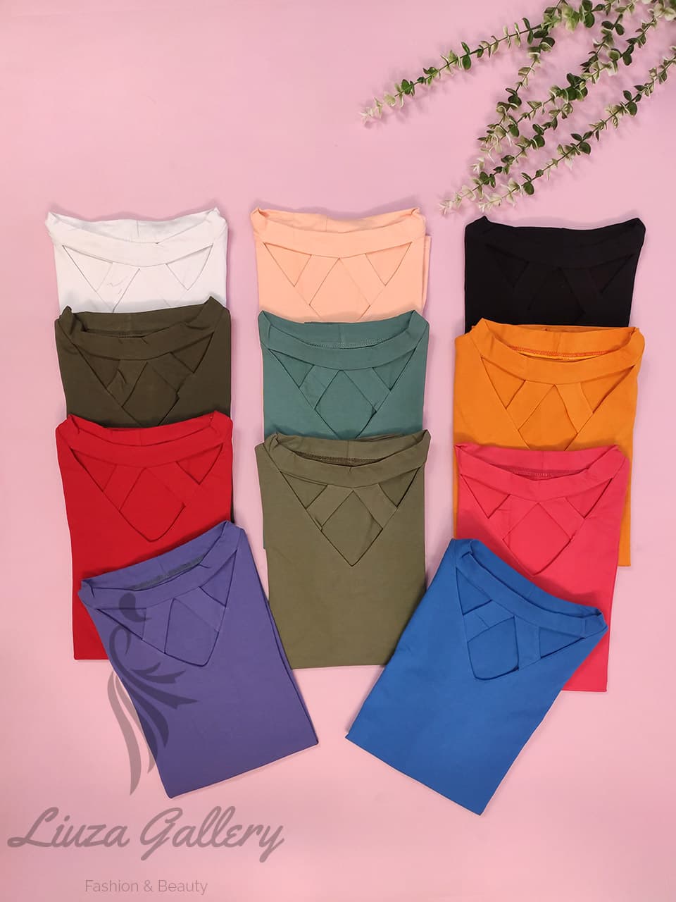 تیشرت یقه ضربدری