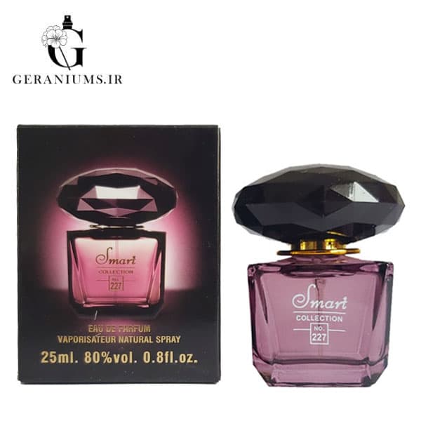 عطر ادکلن اسمارت کالکشن کد 227 رایحه ورساچ کریستال نویر