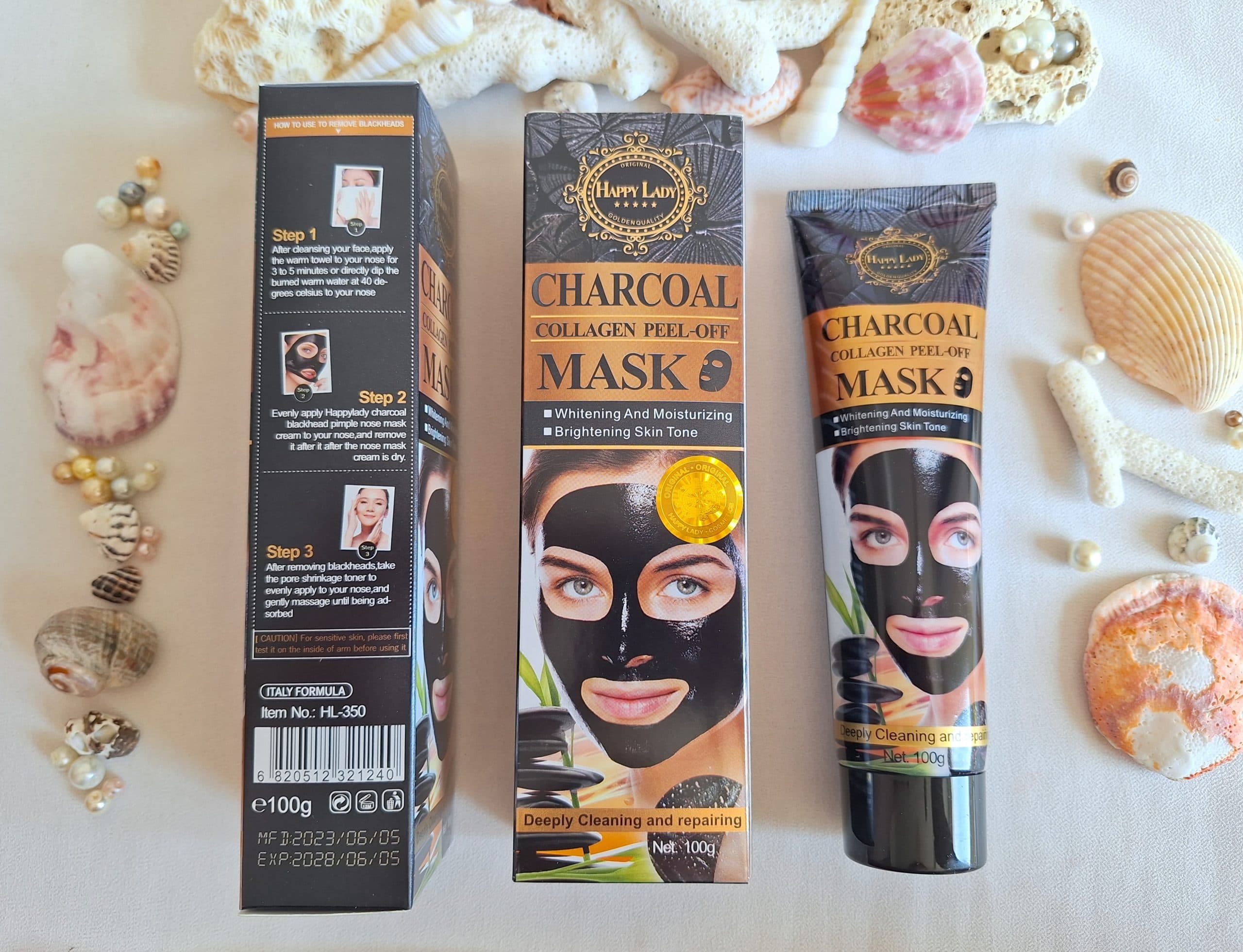 ماسک زغالCHARCOAL_برند هپی لیدیHAPPY LADY_اورجینال — تصویر ۳