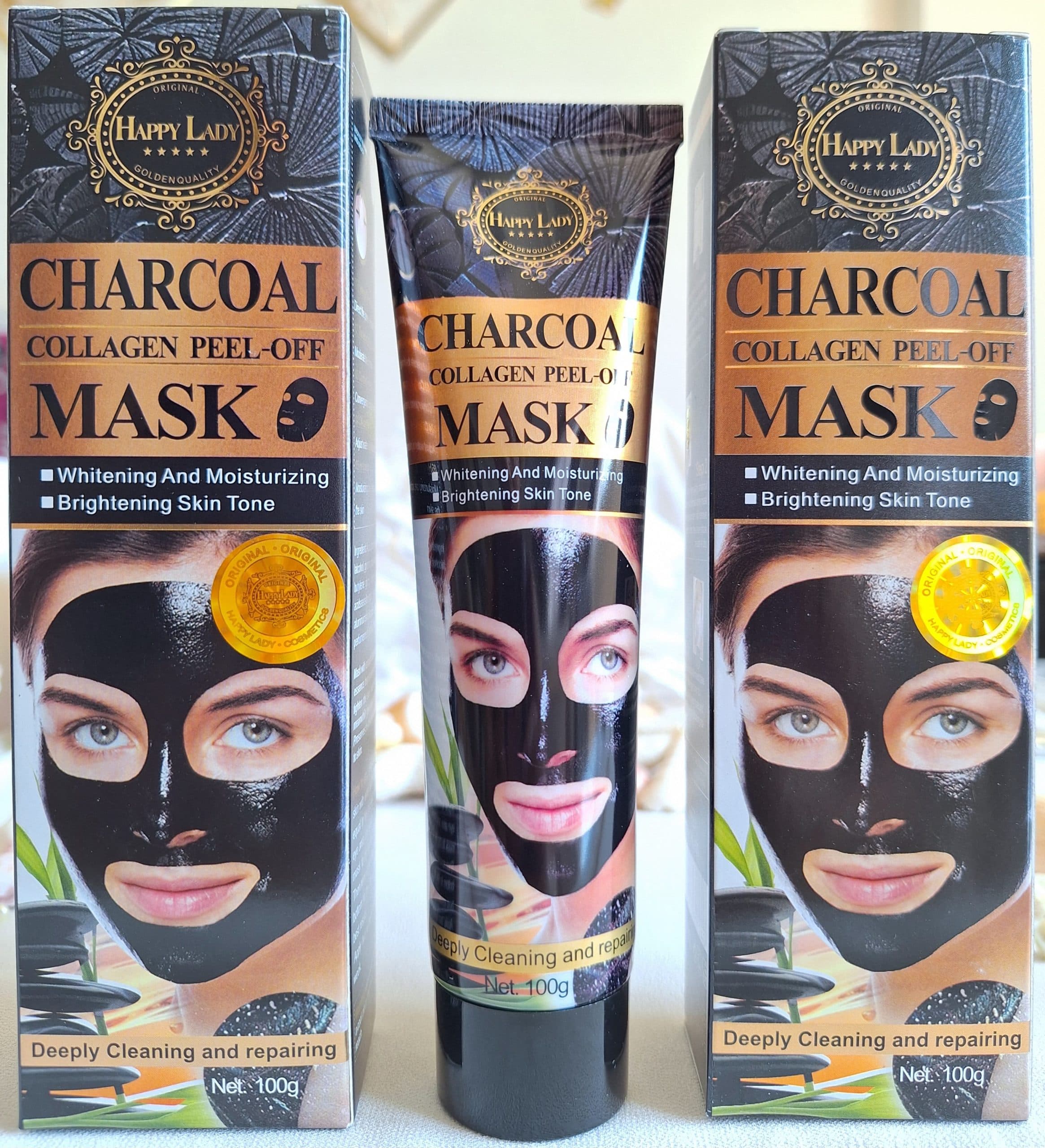 ماسک زغالCHARCOAL_برند هپی لیدیHAPPY LADY_اورجینال — تصویر ۵