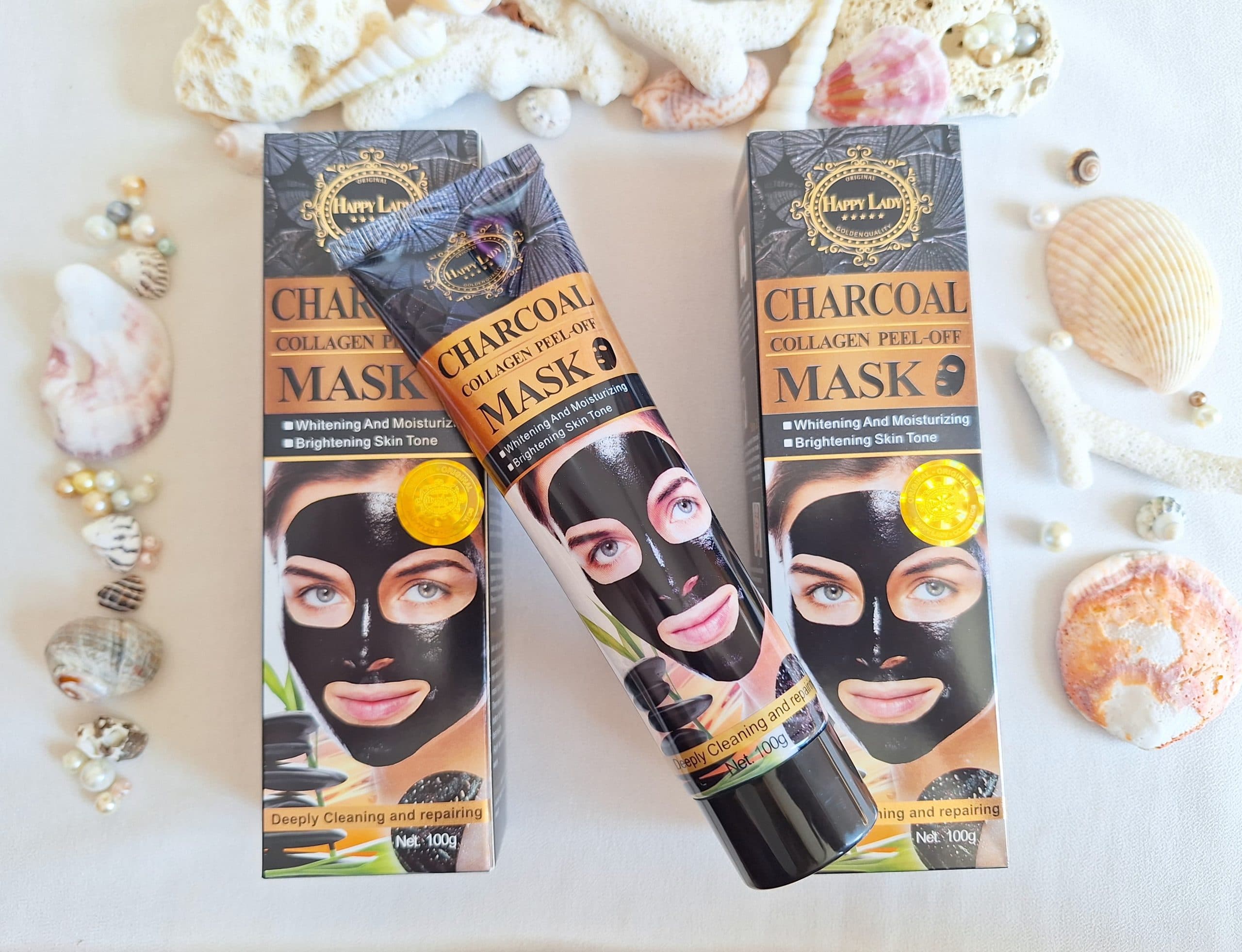 ماسک زغالCHARCOAL_برند هپی لیدیHAPPY LADY_اورجینال