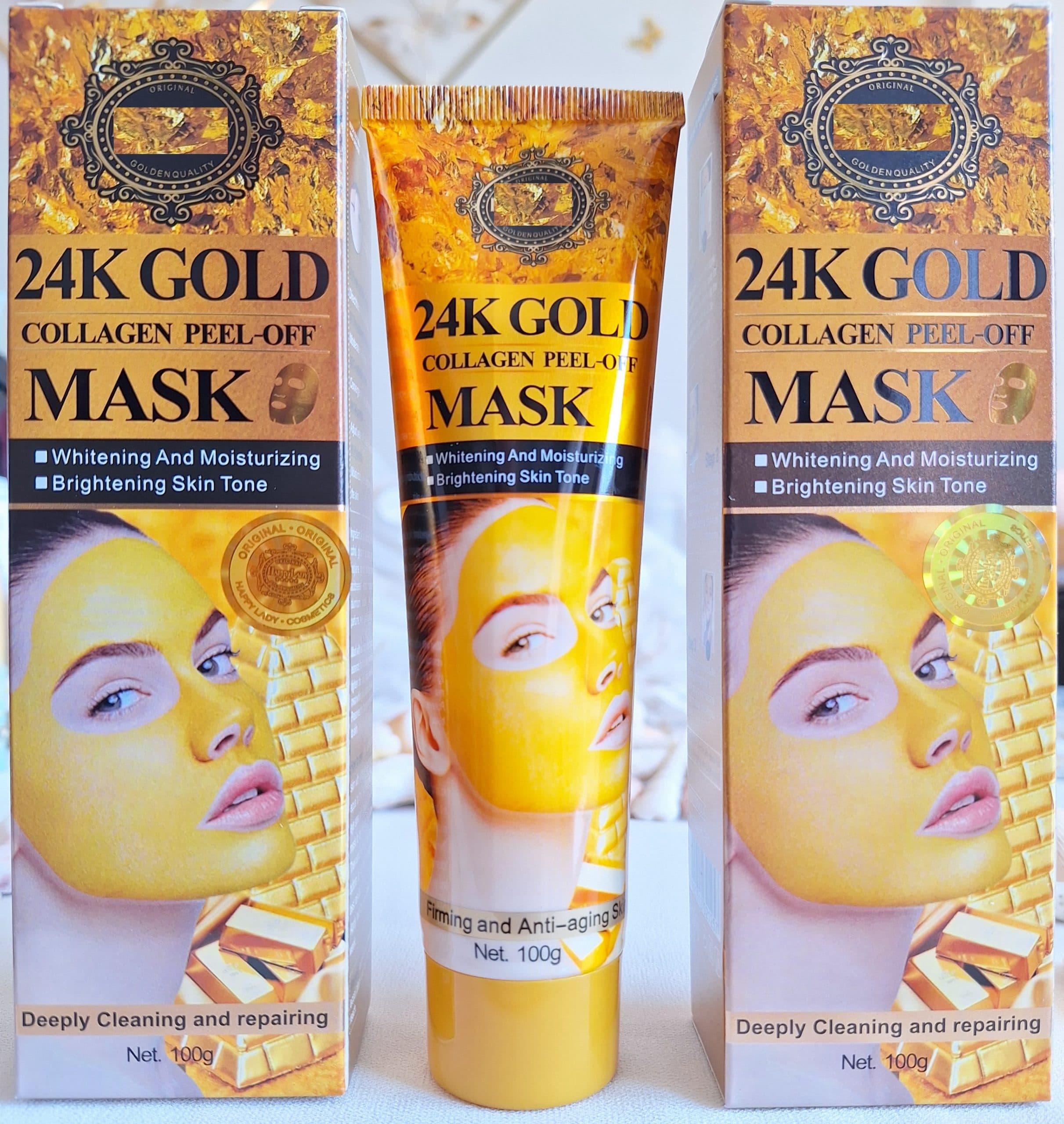 ماسک طلا24K GOLD_برند هپیHAPPY — تصویر ۲