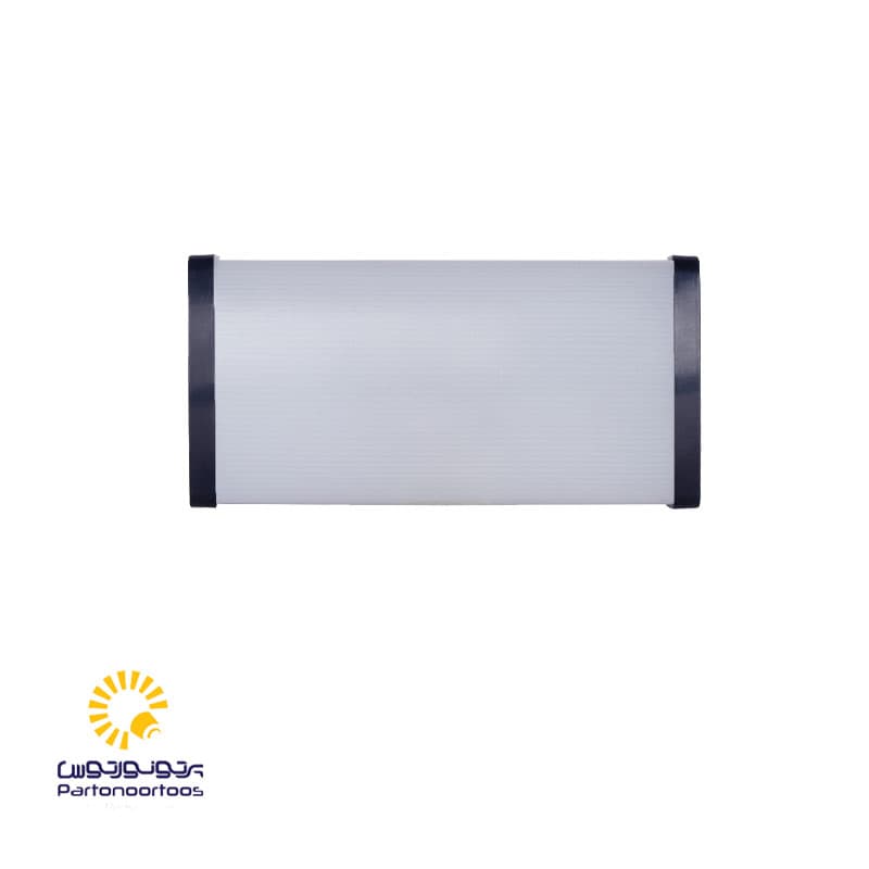 چراغ خطی روکار 12 وات مشکی پرتو نور توس (ویان)
