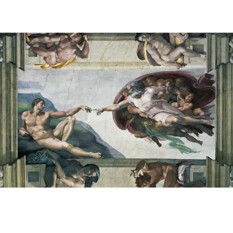 پازل 5000 تکه رونزبرگر طرح Michelangelo The Creation of Adam کد 17408 — تصویر ۳
