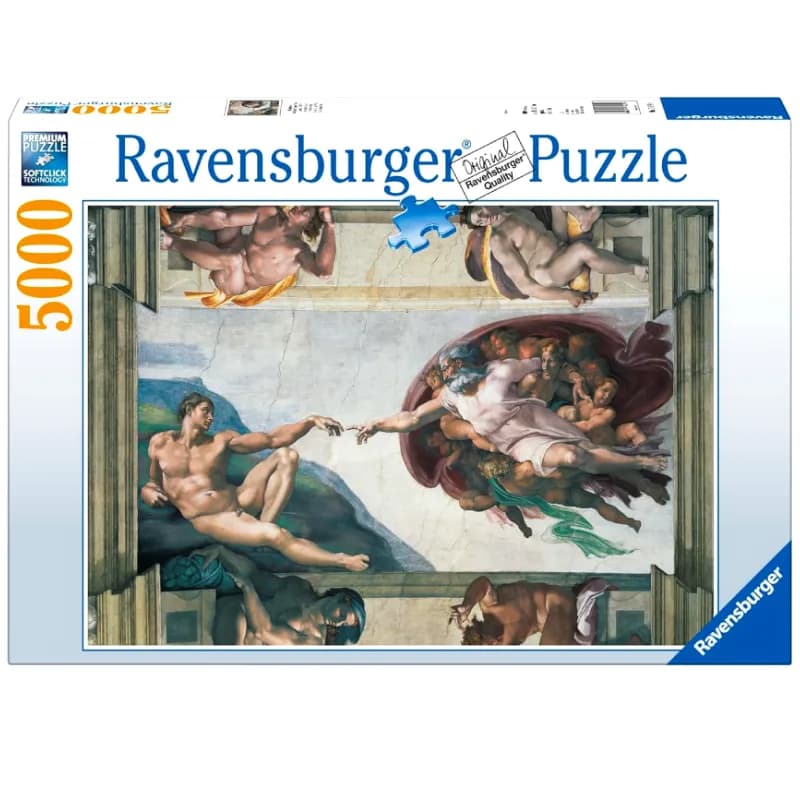 پازل 5000 تکه رونزبرگر طرح Michelangelo The Creation of Adam کد 17408
