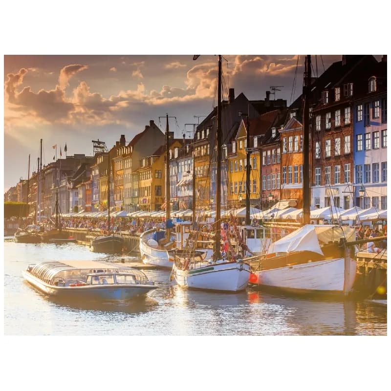 پازل 500 تکه رونزبرگر طرح Sunset in Copenhagen کد 12000846 — تصویر ۳