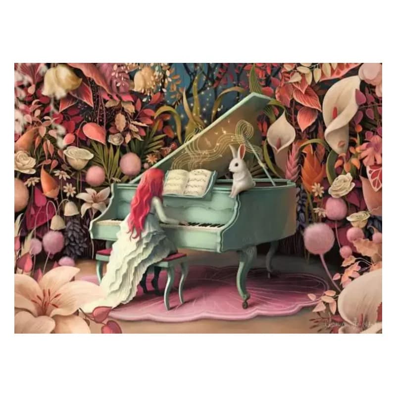 پازل 500 تکه رونزبرگر طرح Rabbit Recital کد 12001010 — تصویر ۵