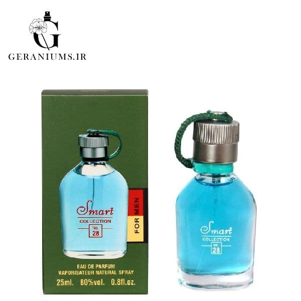 عطر ادکلن اسمارت کالکشن کد 28 رایحه هوگو من (هوگو سبز)