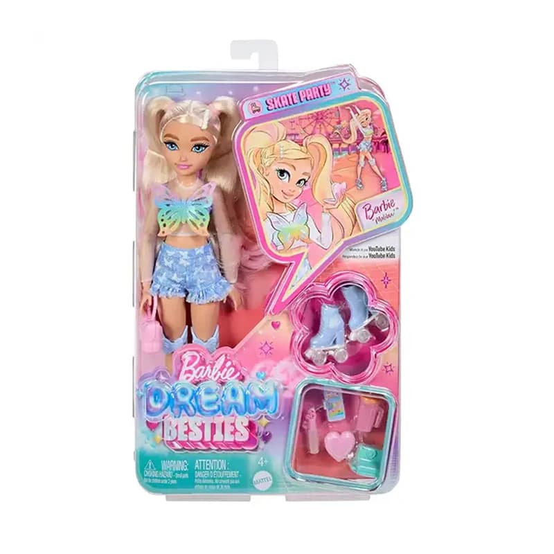 عروسک باربی مالیبو مدل Barbie Skate Party کد JFX96
