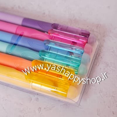 خودکار پاکن دار 6 رنگ