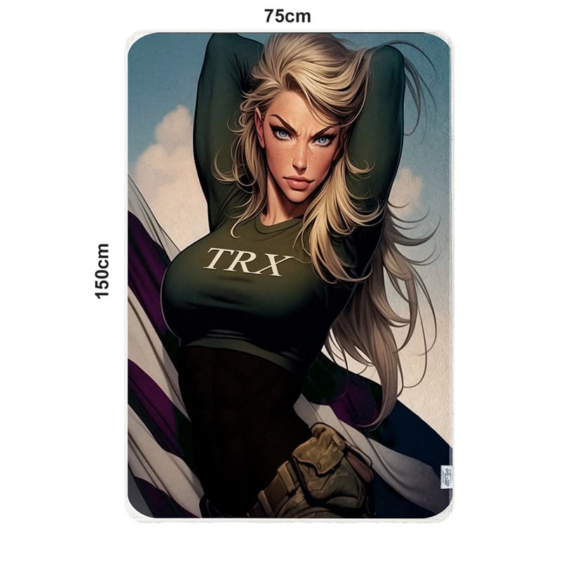 حوله ورزشی طرح TRX کد 185 سایز 150 در 75