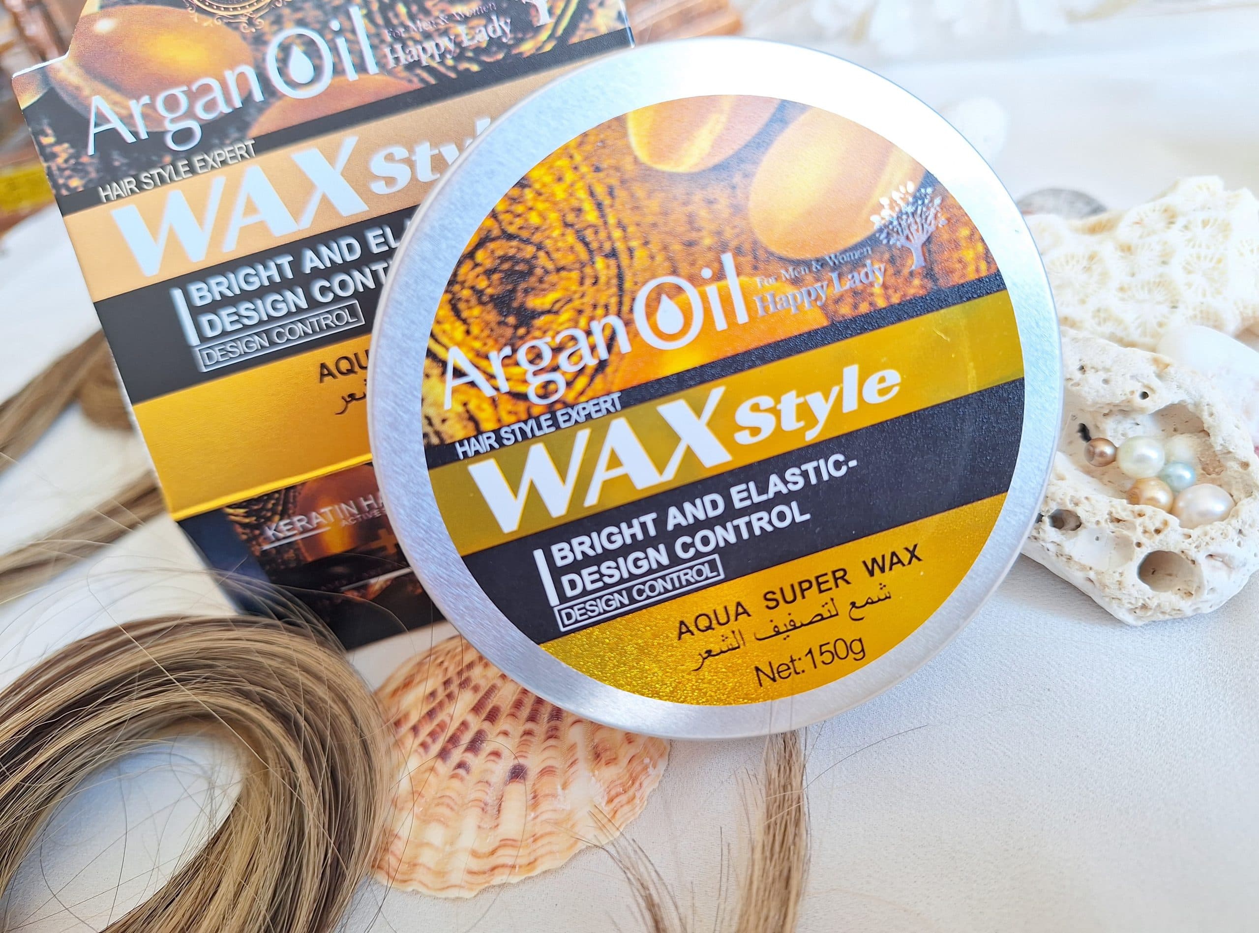 واکس مو روغن آرگان برند هپی لیدی Happy Lady_ WAX Style _ Argan Oil — تصویر ۳