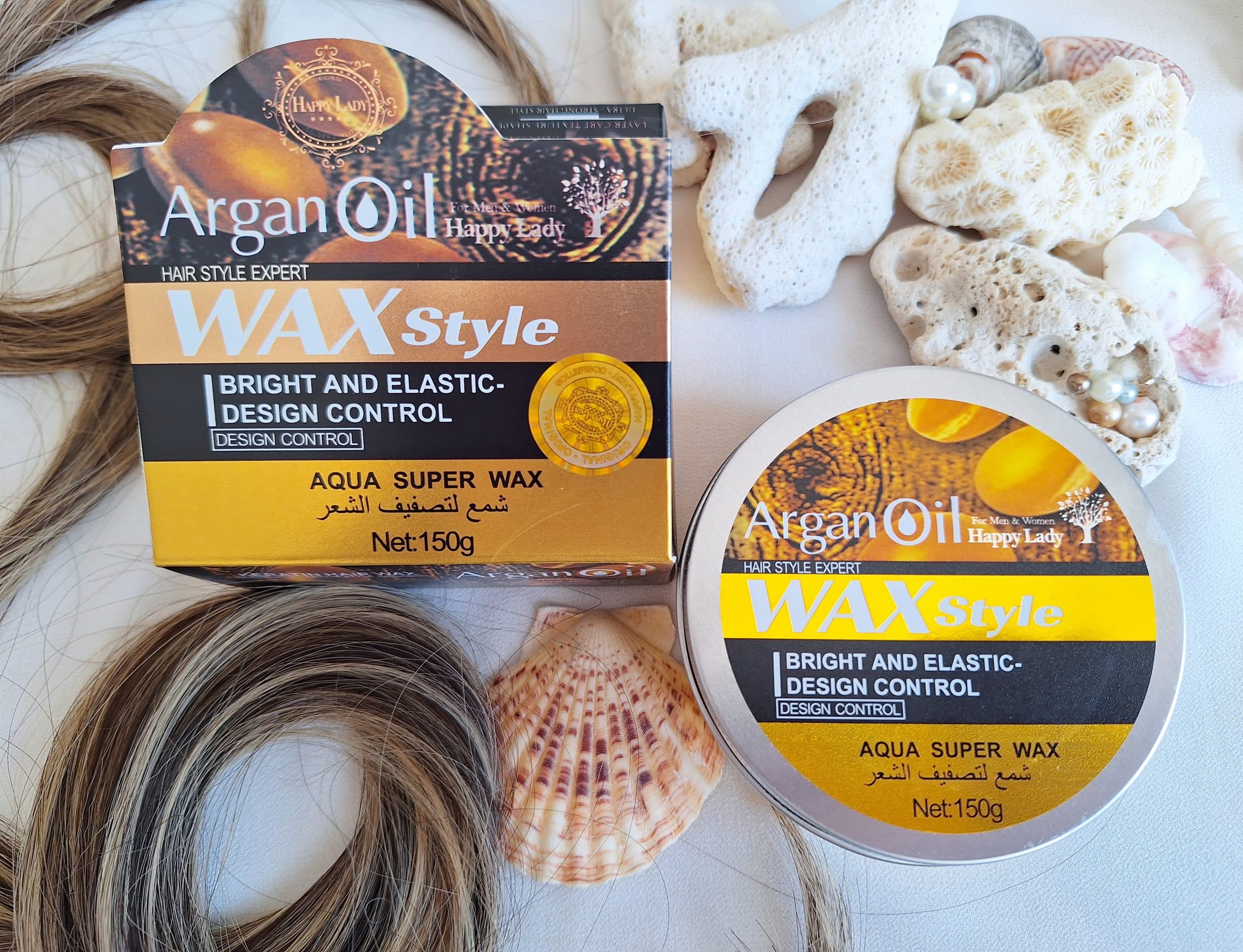 واکس مو روغن آرگان برند هپی لیدی Happy Lady_ WAX Style _ Argan Oil — تصویر ۲