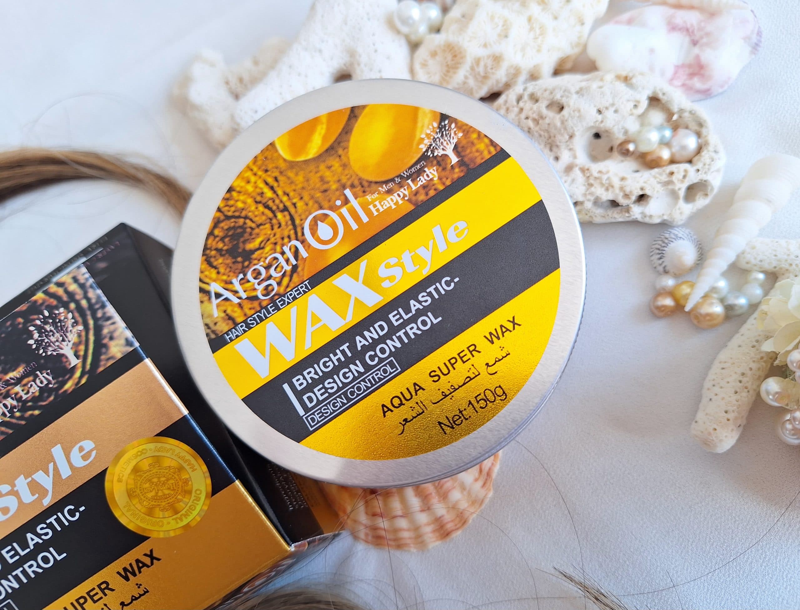 واکس مو روغن آرگان برند هپی لیدی Happy Lady_ WAX Style _ Argan Oil — تصویر ۵