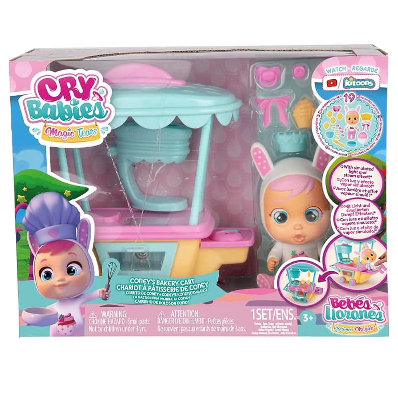 عروسک کرای بیبی مدل Cry Baby ice cream همراه با ست بستنی — تصویر ۸