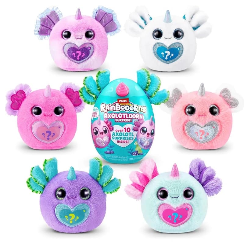 عروسک سورپرایزی رینبوکورنز RainBocoRns سری Axolotlcorn کد 92120 — تصویر ۷