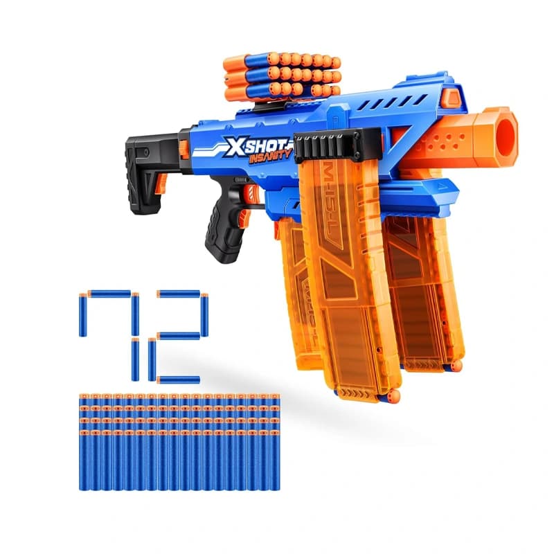 تفنگ ایکس شات سری Insanity مدل Motorized Clip Mania کد 36786 — تصویر ۶