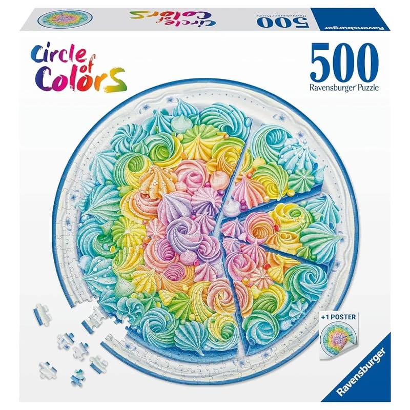 پازل 500 تکه رونزبرگر طرح Rainbow Cake کد 17349 — تصویر ۲
