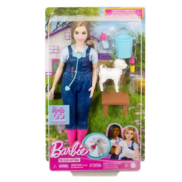 عروسک باربی مدل Barbie Veterinarian کد HRG42 — تصویر ۳