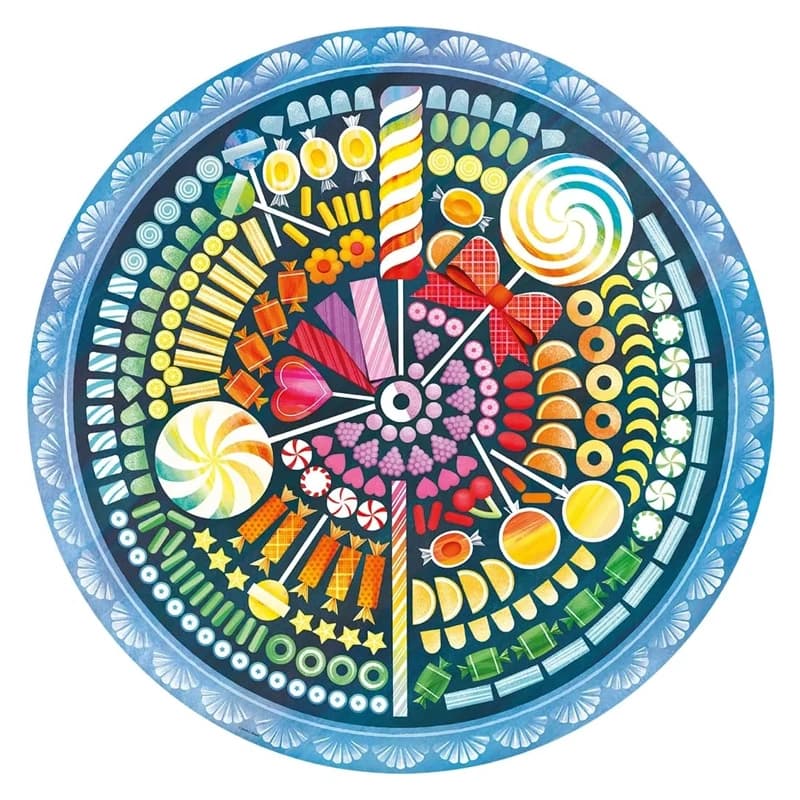 پازل 500 تکه رونزبرگر طرح Circle of Colors Candy کد 17350 — تصویر ۳