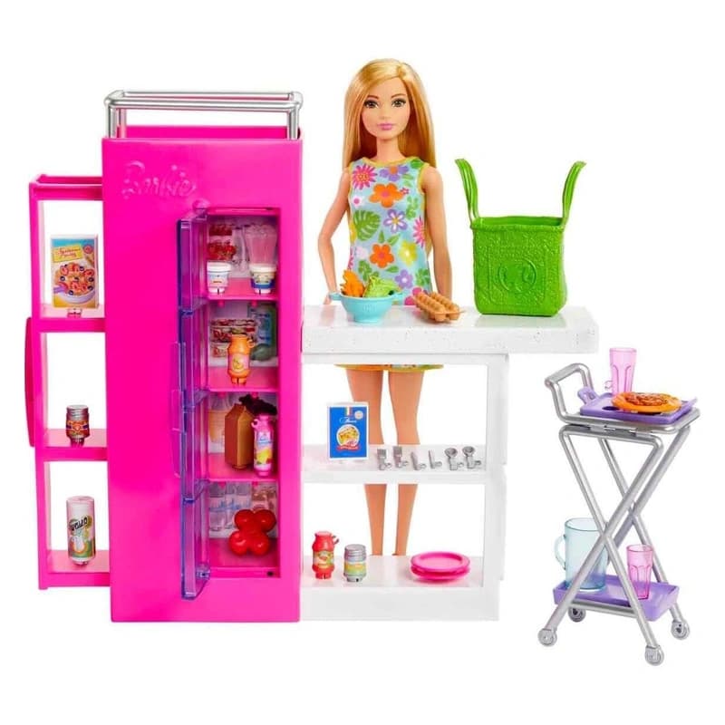 عروسک باربی مدل Mini Buffet PlaySet کد HJV38 — تصویر ۲