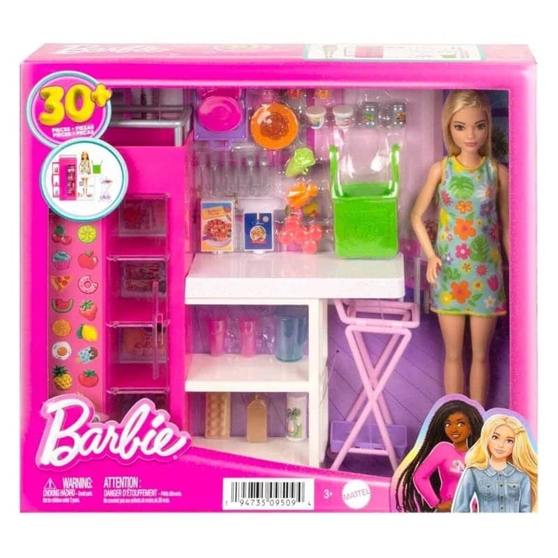 عروسک باربی مدل Mini Buffet PlaySet کد HJV38 — تصویر ۴