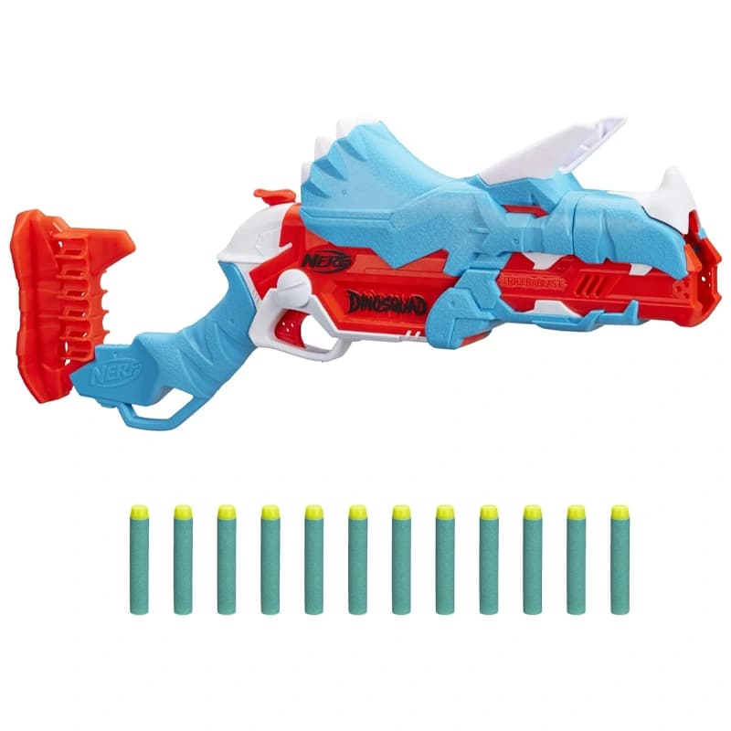 تفگ نرف مدل DinoSquad Tricerablast Blaster کد F0803 — تصویر ۳