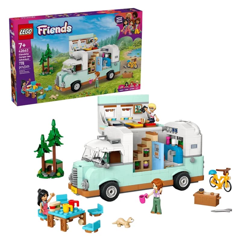 لگو Friendship Camper Van Adventure سری فرندز کد 42663