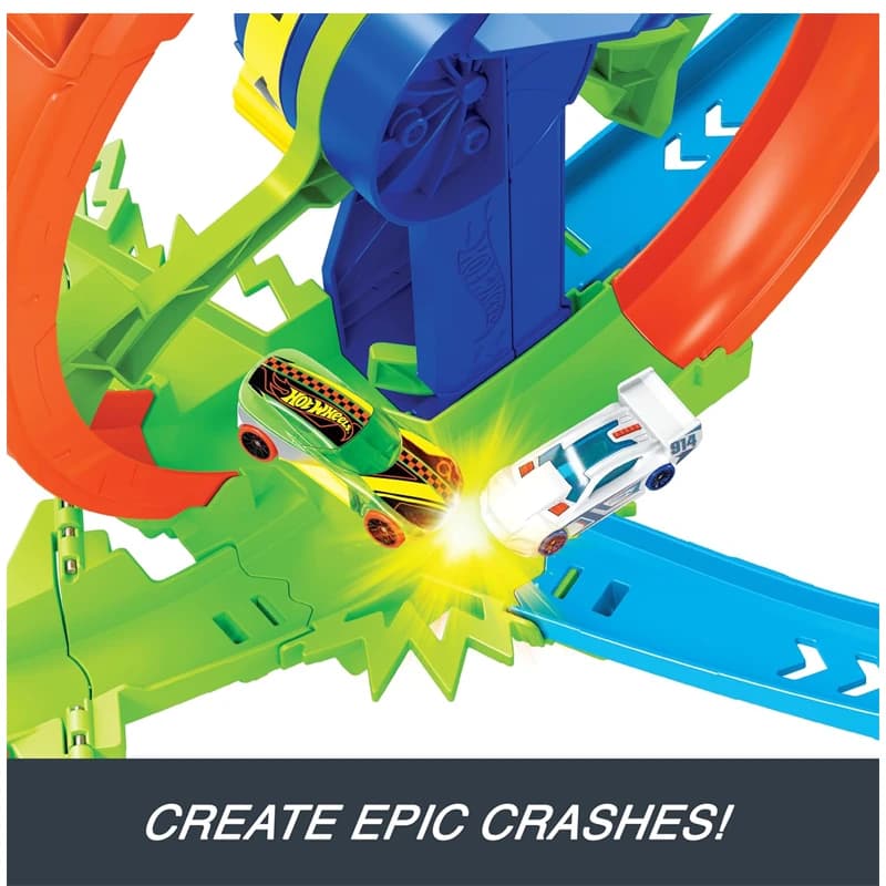 پیست هات ویلز مدل Hotwheels Rapid Launch and Loop کد JBX65 — تصویر ۵