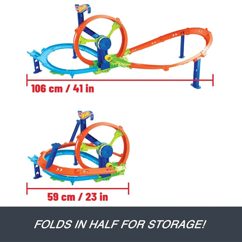 پیست هات ویلز مدل Hotwheels Rapid Launch and Loop کد JBX65 — تصویر ۸