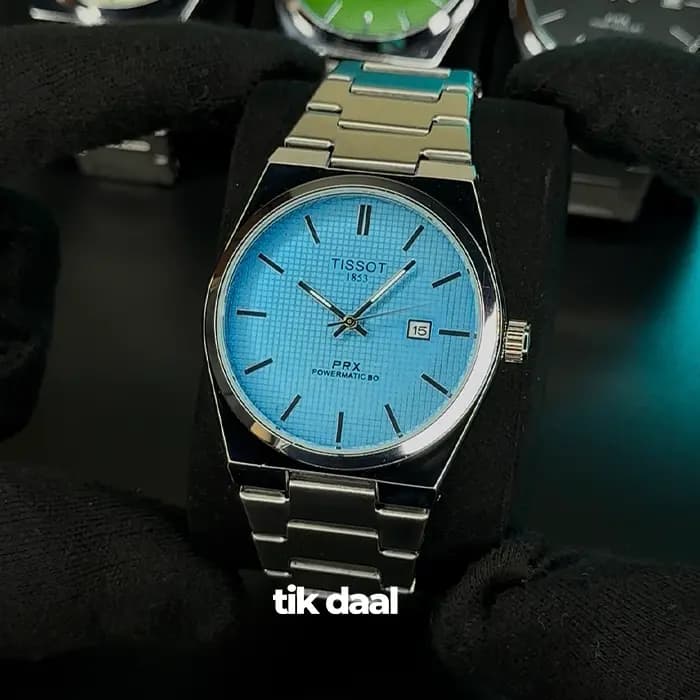 ساعت تیسوت مردانه استیل صفحه تیفانی | Tissot PRX