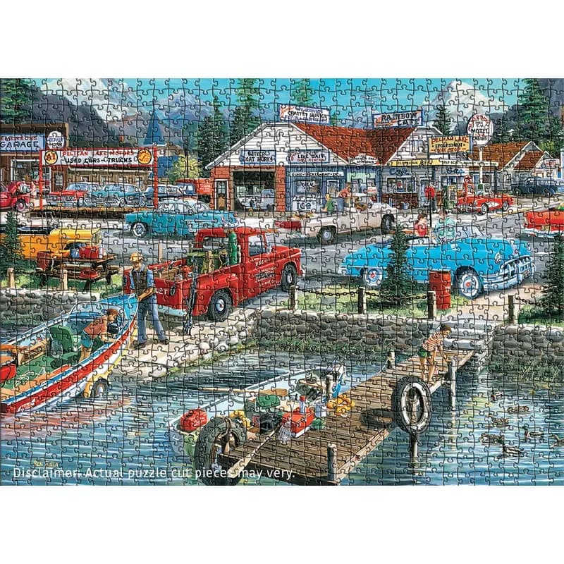 پازل 1000 تکه یوروگرافیک طرح Lets go fishing کد 5868 — تصویر ۴