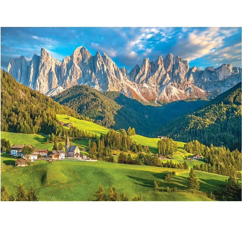 پازل 1000 تکه یوروگرافیک طرح Dolomites – Italy کد 5706 — تصویر ۳