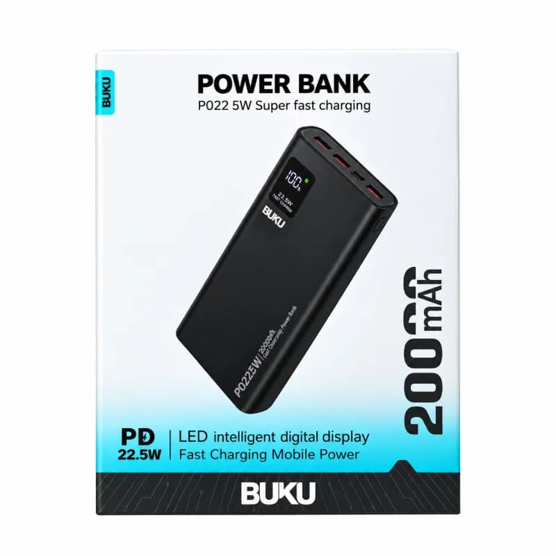 پاوربانک 22.5 وات بوکو مدل MG-G106 ظرفیت 20000 میلی آمپر — تصویر ۲