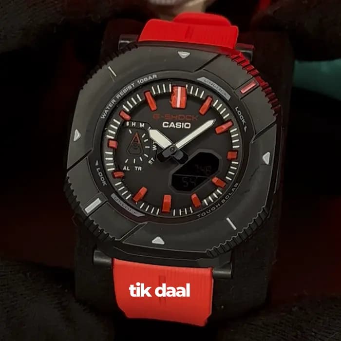 ساعت کاسیو جی شاک پرو ترک قرمز | G-SHOCK PRO TREK