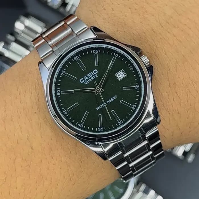 ساعت کاسیو استیل صفحه سبز | casio — تصویر ۲