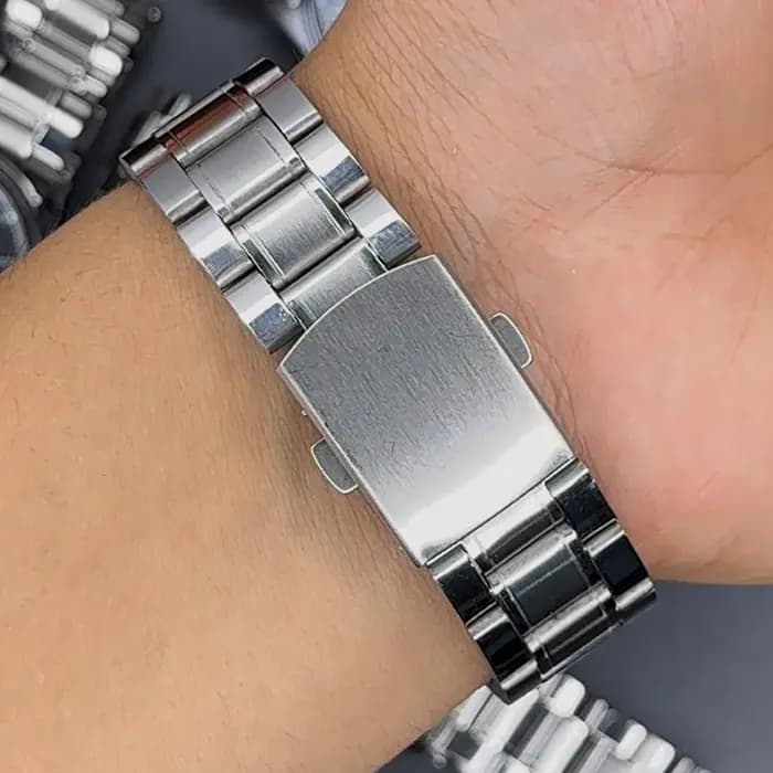 ساعت کاسیو استیل صفحه مشکی | casio — تصویر ۳
