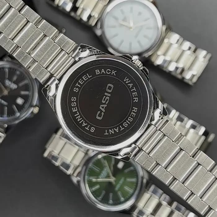 ساعت کاسیو استیل صفحه مشکی | casio — تصویر ۴