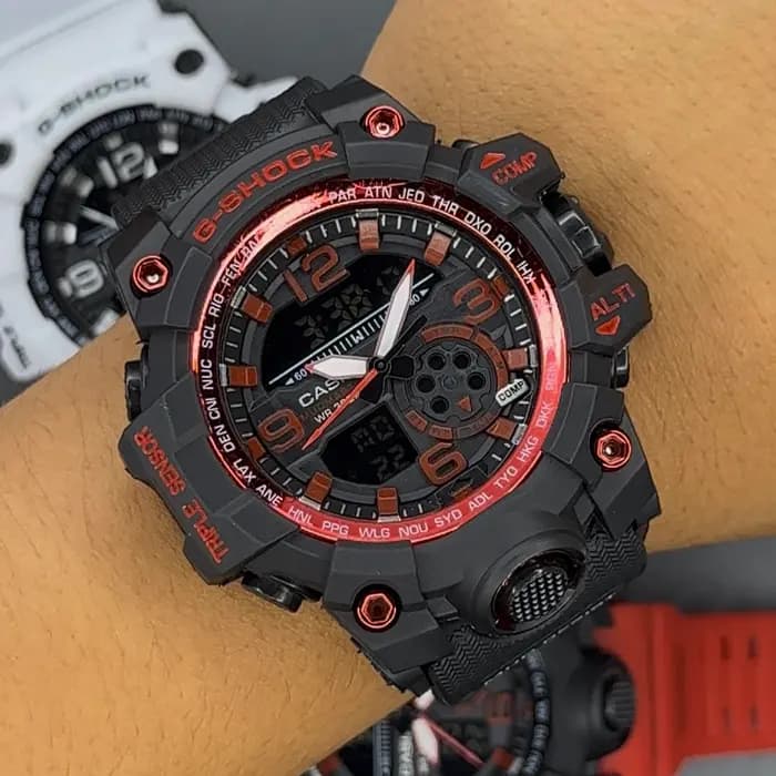 ساعت جی شاک مردانه مشکی قرمز | G-SHOCK — تصویر ۲
