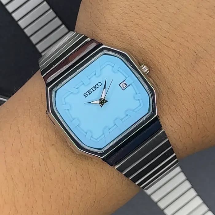ساعت سیکو مردانه صفحه آبی تیفانی | seiko — تصویر ۲