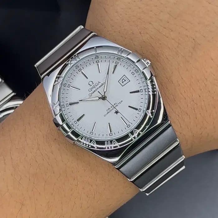 ساعت امگا کانسلیشن مردانه صفحه سفید | OMEGA