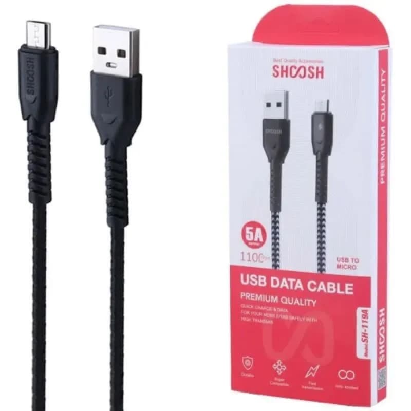 کابل تبدیل USB به Micro-USB شوش SHOOSH SH119A