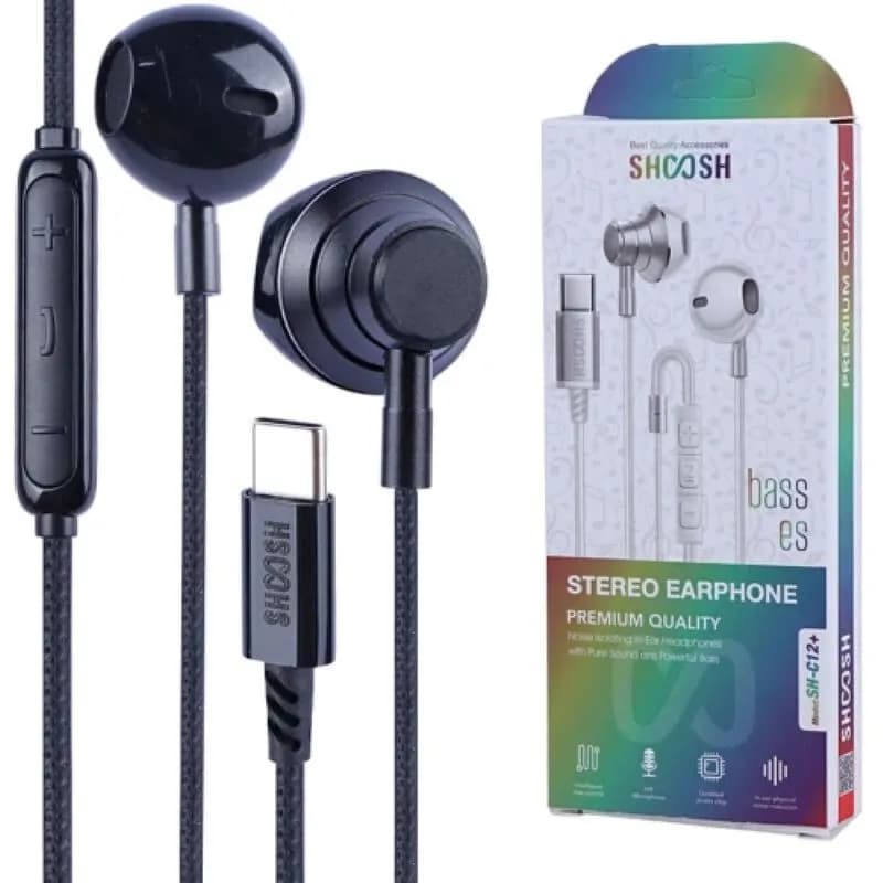 ایرفون باسیم تایپ سی شوش +SHOOSH SH-C12